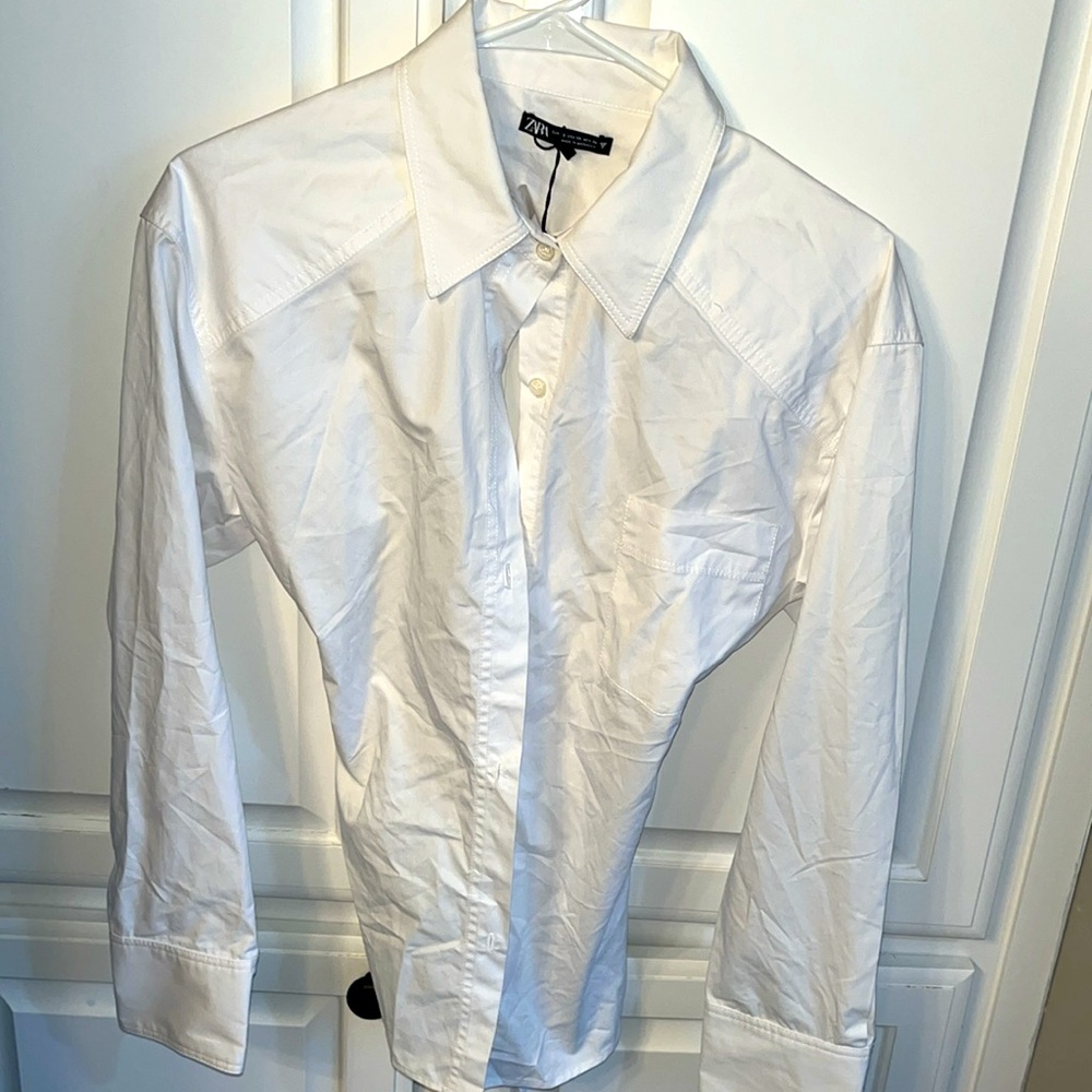 White Zara blouse